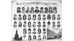 Выпуск 1988 года  10А, кл.рук. Михайлова З.Г